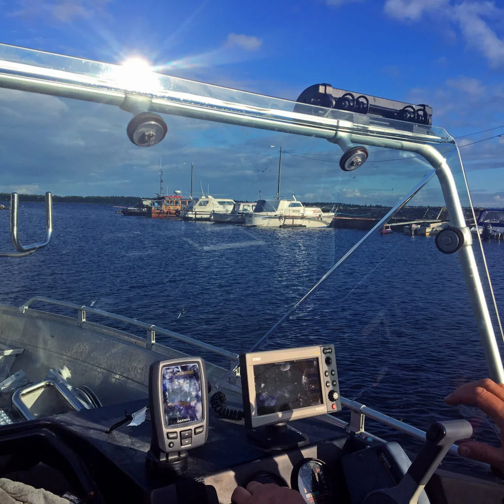 Bootsfenster, Windschutzscheibe für Konsolenboot