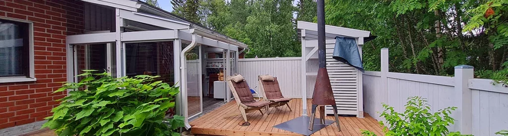Terrassenverglasung