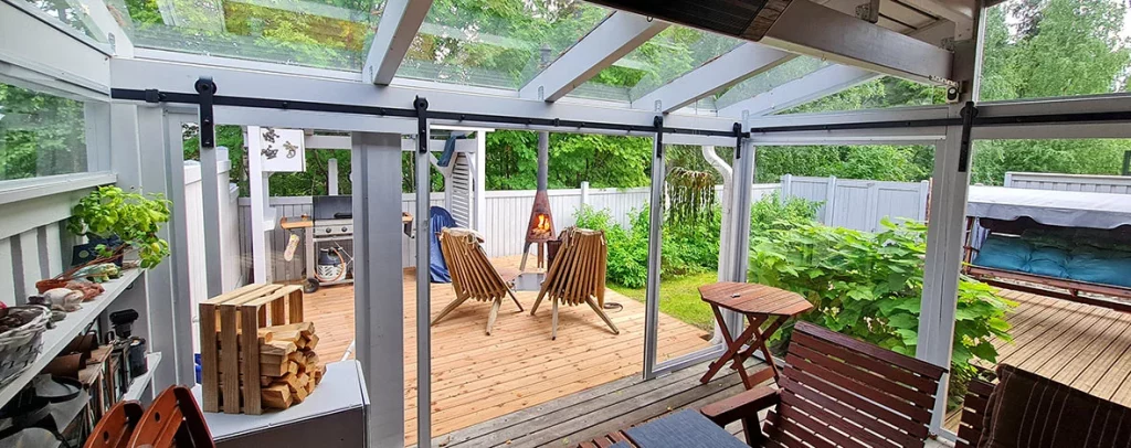 Terrassenverglasung