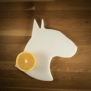 Schneidebrett Bullterrier-Kopf