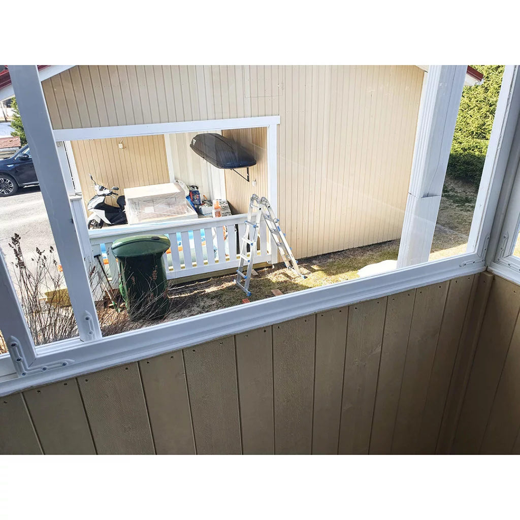 Terrassenverglasung Verglaste Terrasse Terrassenscheibe Verglasung Acryl Plexiglas Klebemasse Sikaflex