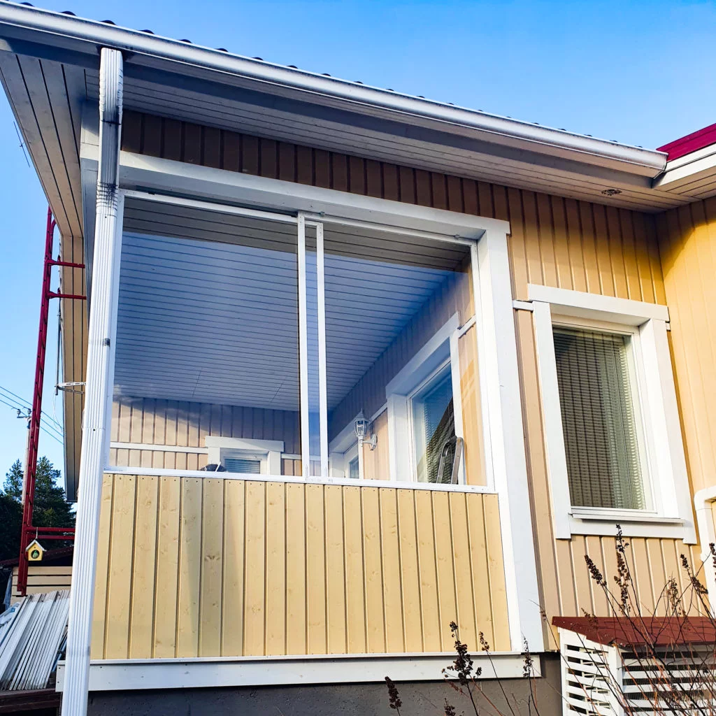 Verglaste Terrasse Terrassenscheibe Verglasung Acryl Plexiglas Terrassenverglasung