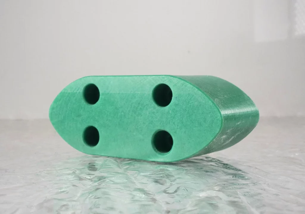 CNC-bearbeitung Werkstück grunes