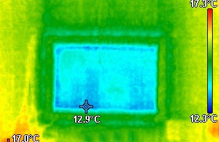 Energieersparnis Fensterdämmung Wärmebildkamera